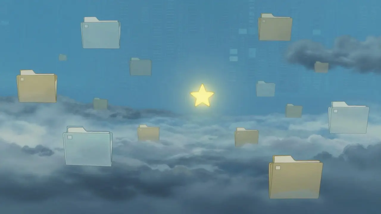 A surreal digital void with a single glowing star representing limited user reviews