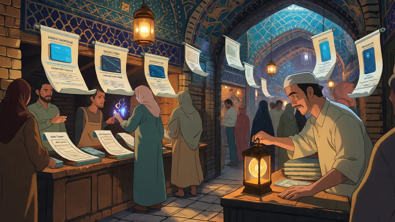 An underground bazaar selling digital identity tools for crypto traders.
